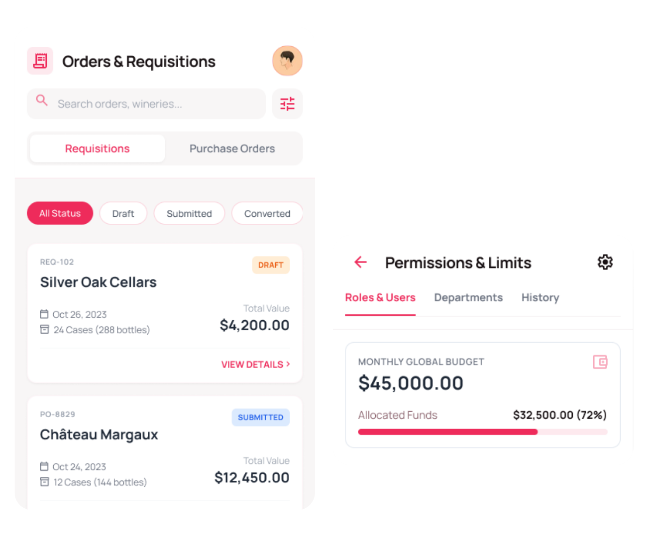 Source to Pay Screenshot